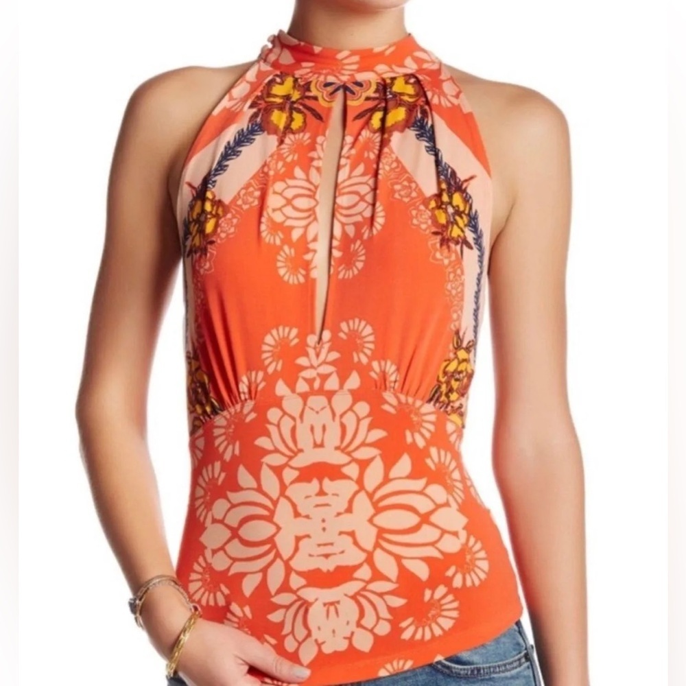 Free People Cherry On Top Tank Size XS